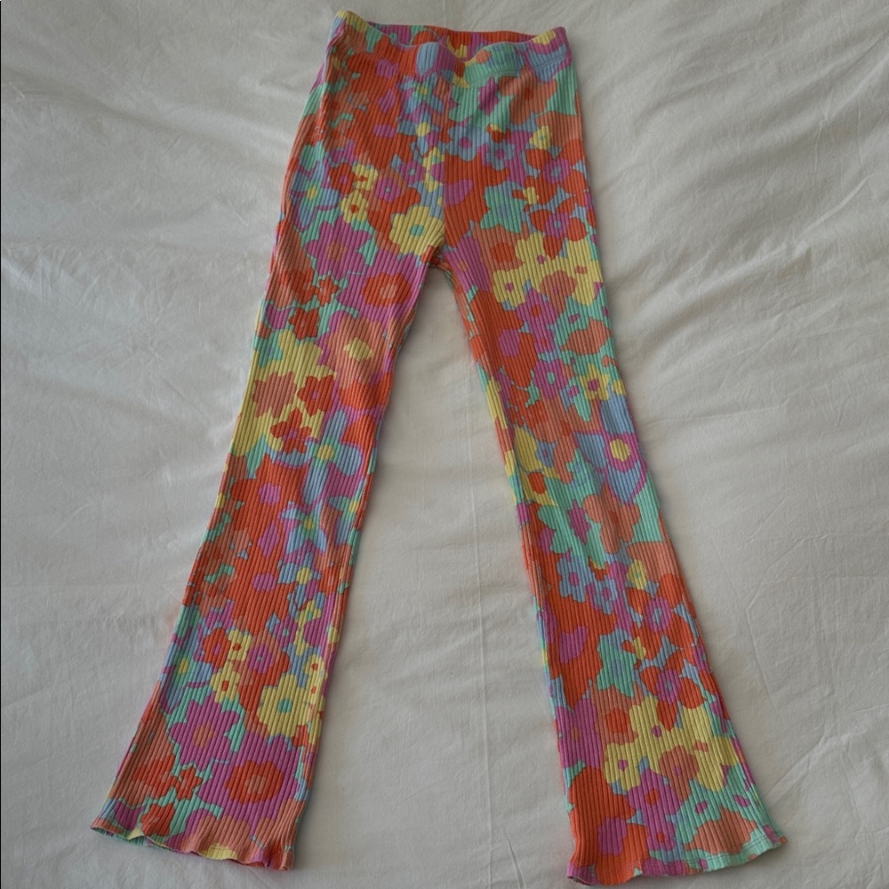 Billabong Multicolor Floral Boot Cut Pants